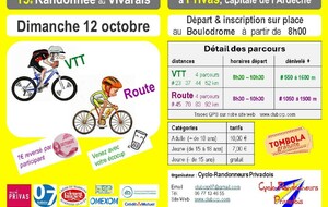 rando DU VIVARAIS  PRIVAS